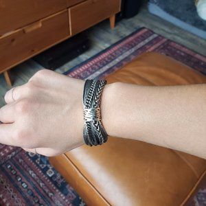 Silpada Sterling Silver "talk of the town" Bracelet